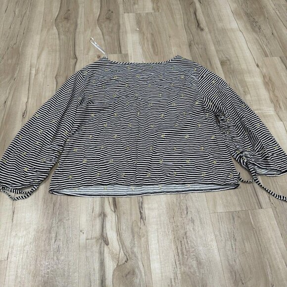 Women’s Nanette Lepone Black White Striped Small S - Picture 4 of 8